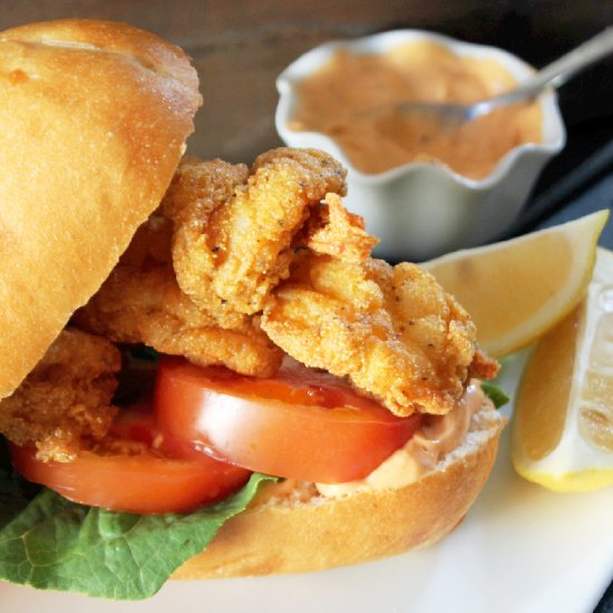 Shrimp po’boy