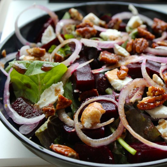 Beet and Goat Cheese Salad