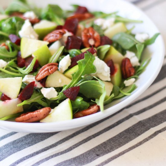 Beet and Apple Arugula Salad