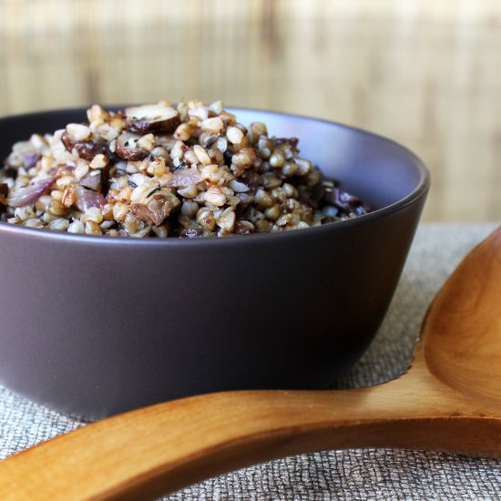 Buckwheat with Organic Mushrooms