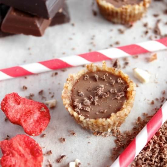 Mini Chocolate Coconut Cream Cups