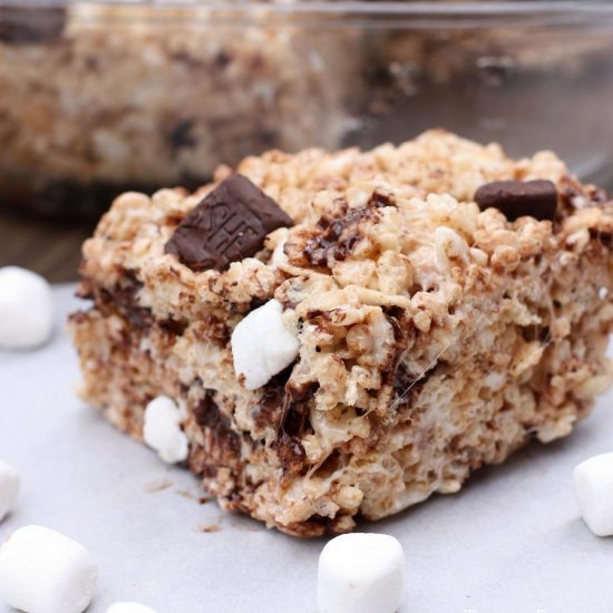 Chocolate Mallow Chunk Rice Krispie