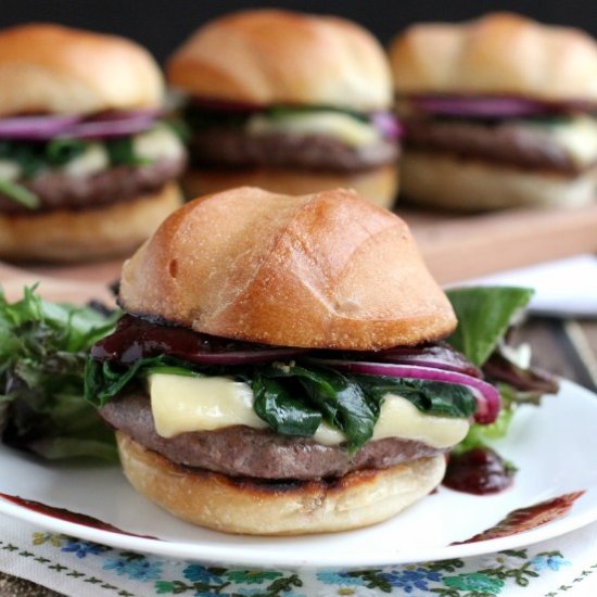 Cherry Chipotle BBQ Cheeseburger