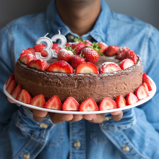 Baked Chocolate Cheesecake