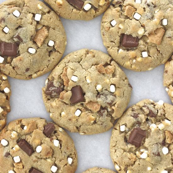 S’mores Pudding Cookies