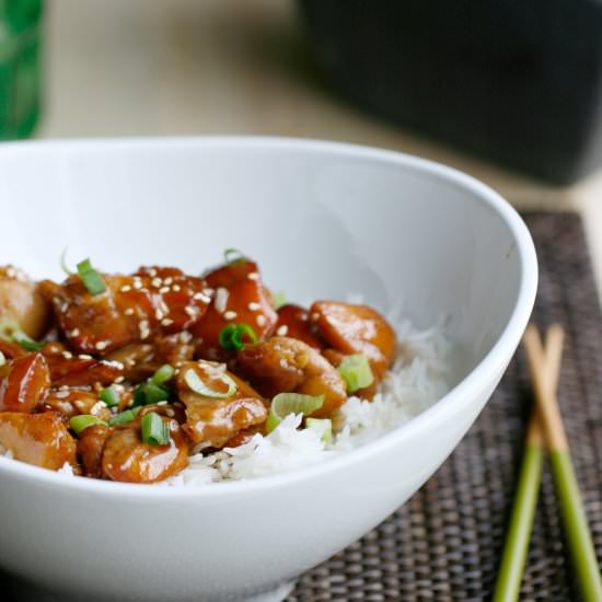 Slow Cooker Honey Sesame Chicken