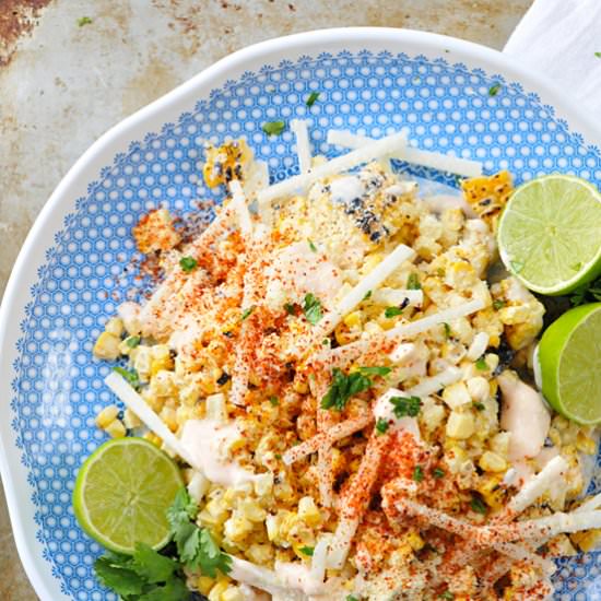 Grilled Mexican Street Corn