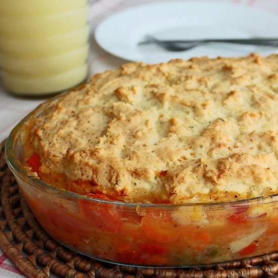 Gluten Free Veggie Cobbler