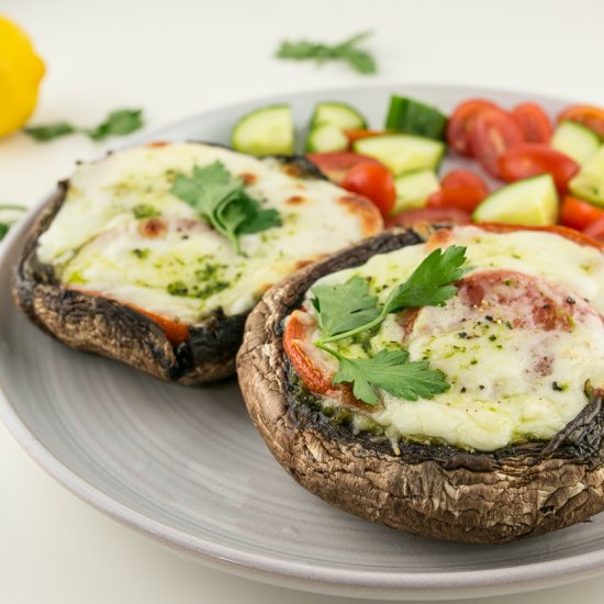 Portobello Pesto Pizzas