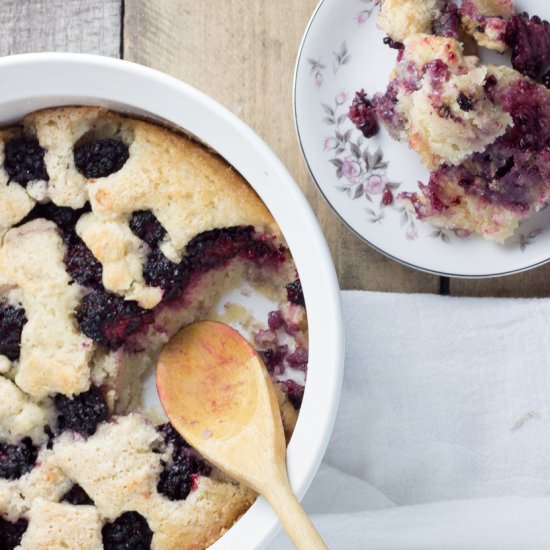 Vegan Blackberry Cobbler