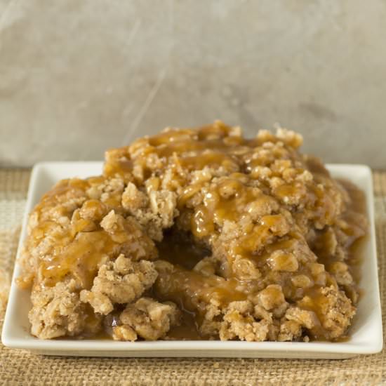 Caramel Apple Crisp