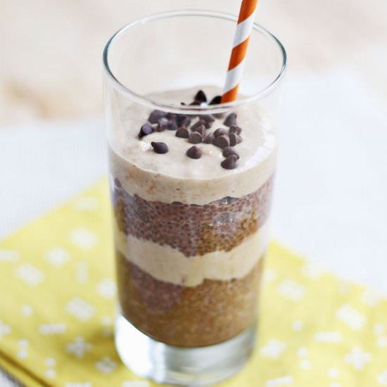 Chocolate Banana Chia Seed Shake