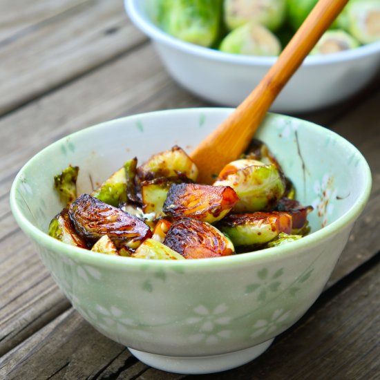 Caramelized brussel sprouts