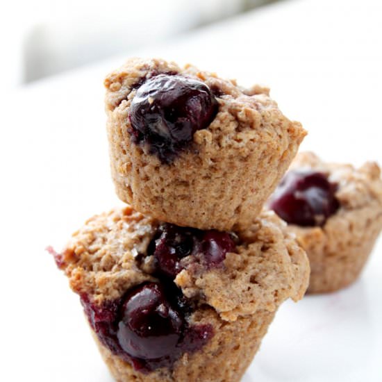 Vegan Cherry Bomb Muffins