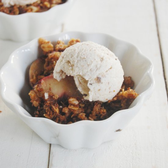 Nectarine Crumble