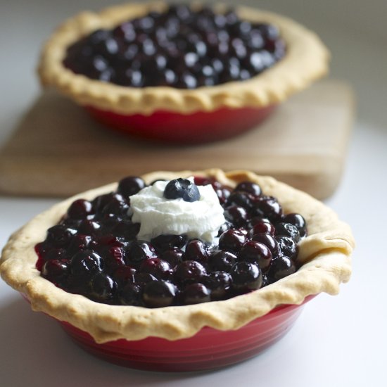 Miniature Blueberry Pies