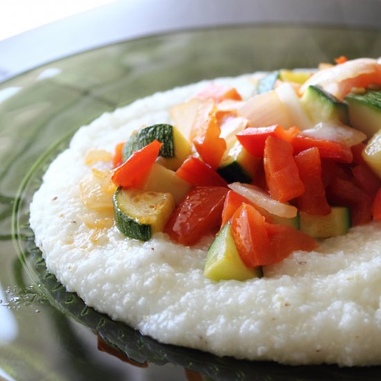 Grits & Sautéed Vegetables