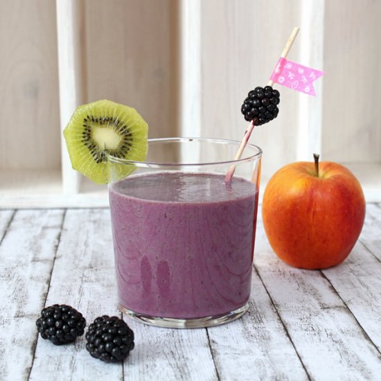 Blackberry-Kiwi Smoothie