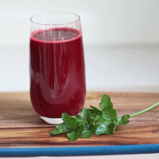 Veggie juice for clearer skin