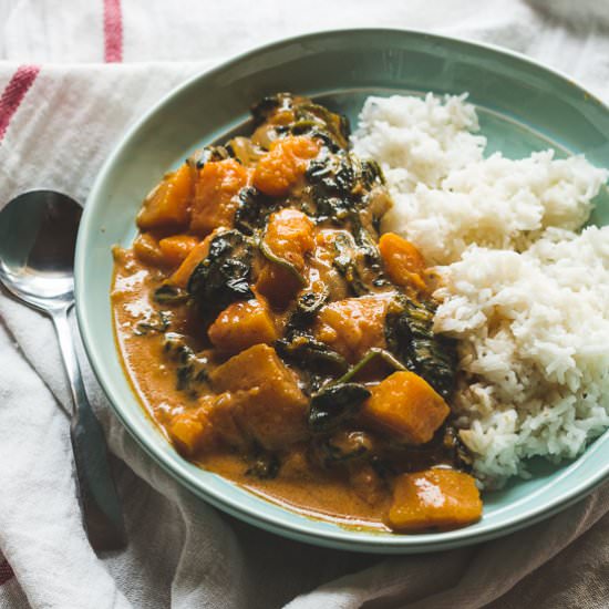 Butternut Squash Red Curry