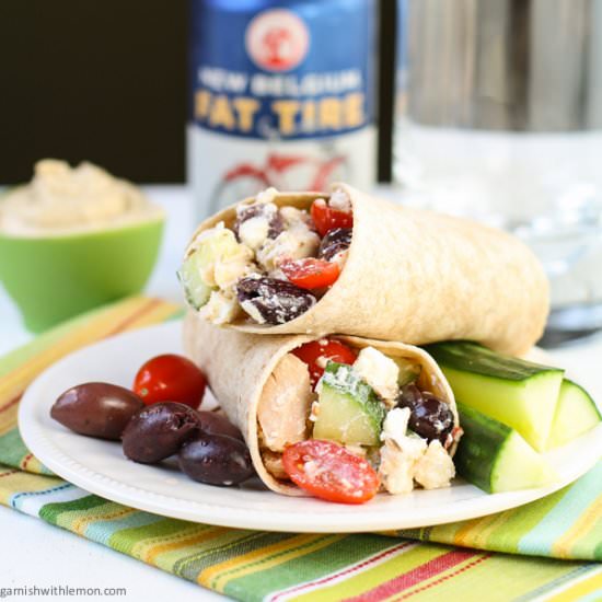 Greek Chicken Wraps