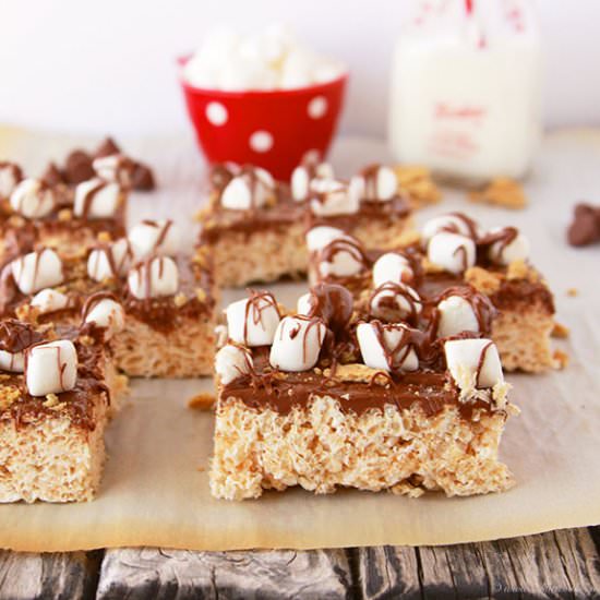 S’mores Rice Krispie Treats