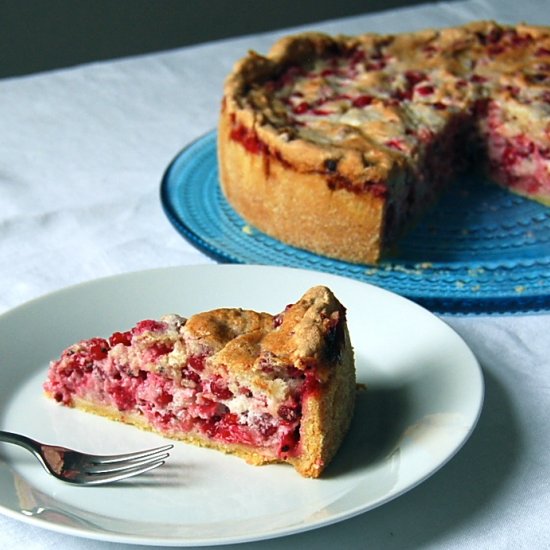 Red Currant Meringue Cake