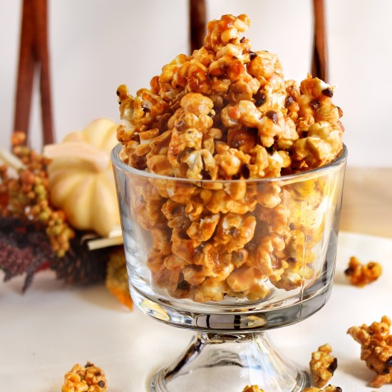 Whiskey Caramel Corn w/ Cocoa Nibs