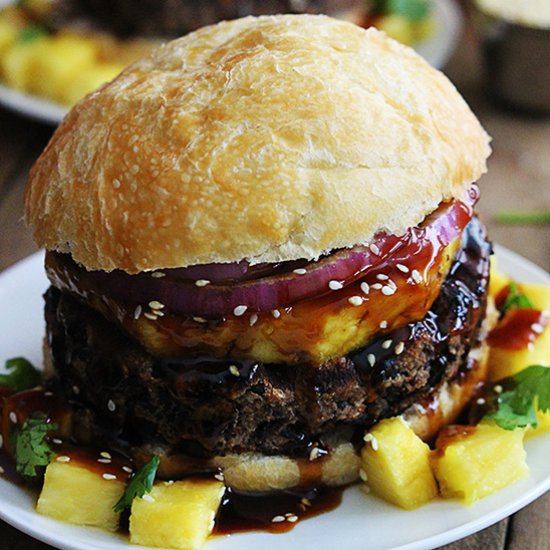 Black Bean Teriyaki Burgers