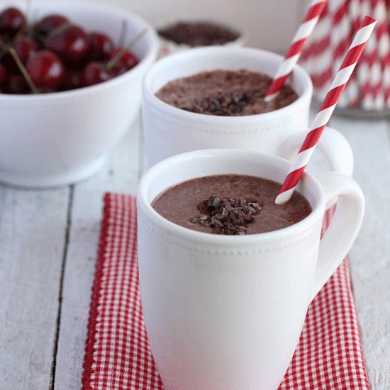 Chocolate Cherry Smoothie