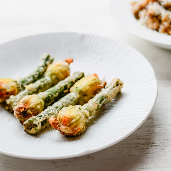 Stuffed Zucchini Flowers