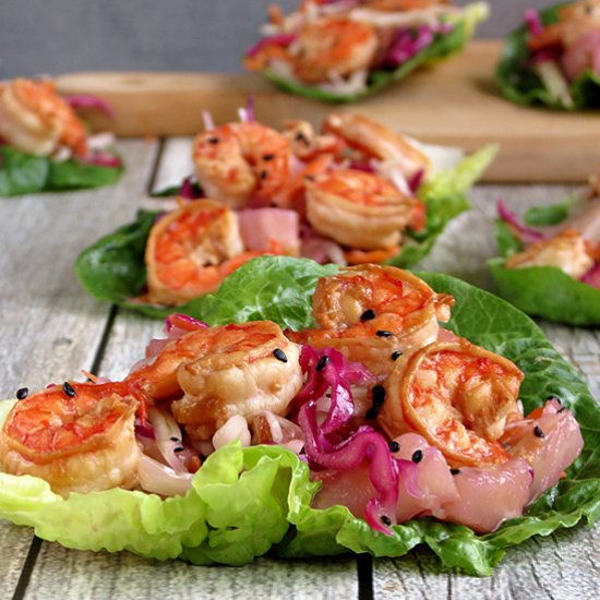 Shrimp Lettuce Wraps