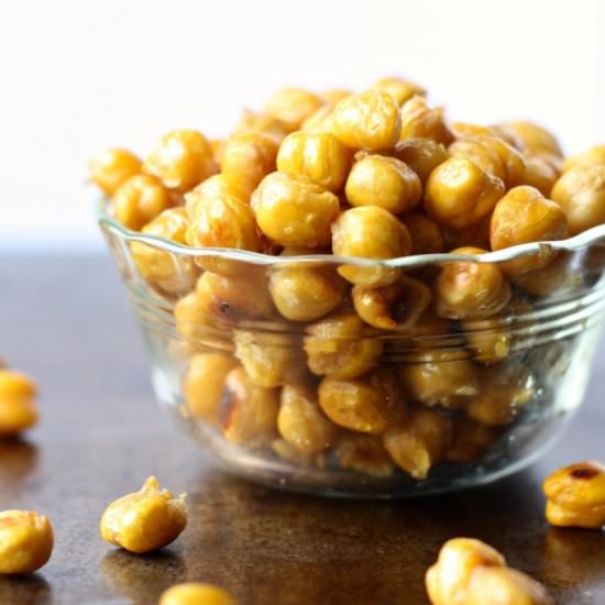 Easy roasted chickpeas