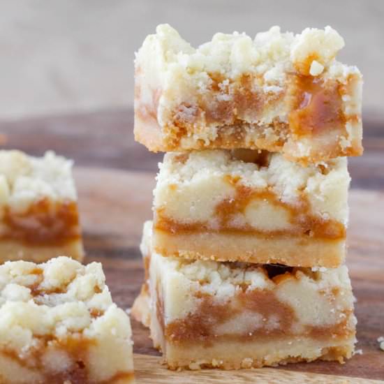 Salted Caramel Butter Bars