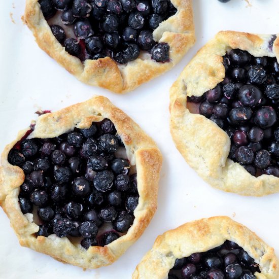 Mini Blueberry Galettes