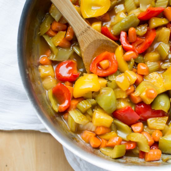 Easy Sweet and Sour Veggies