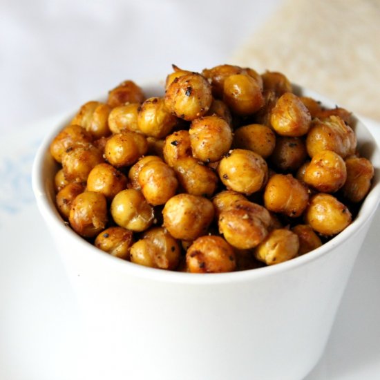 Spicy Roasted Chickpeas