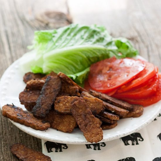 Vegan Tempeh BLT Sandwich