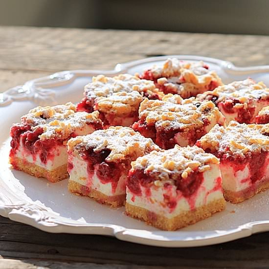 Raspberry Cream Bars