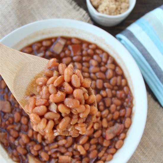 Brown Sugar Coffee Baked Beans