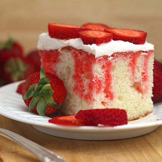 Strawberry Poke Cake