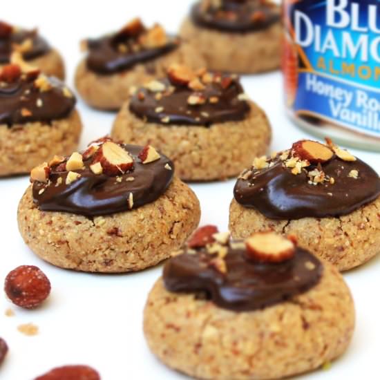 Healthier Chocolate Almond Cookies