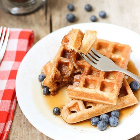 Best Ever Whole Wheat Waffles