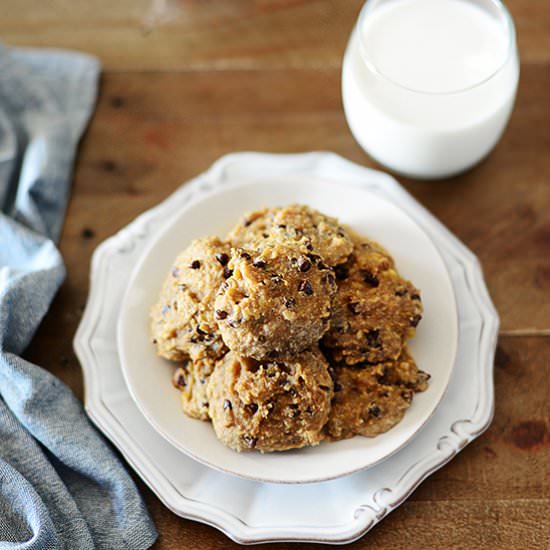 Banana Chocolate Chip Cookies