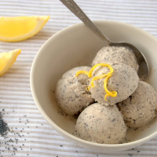 Lemon Poppy Seed Ice Cream