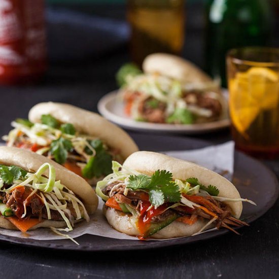 Gua Bao with Hoisin Pulled Pork