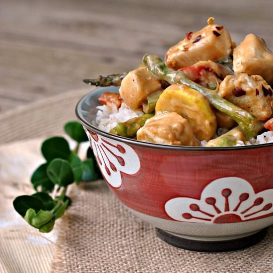 Honey Mustard Chicken Stir Fry