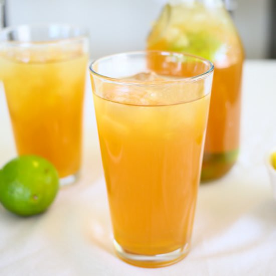 Coconut Lime Iced Tea