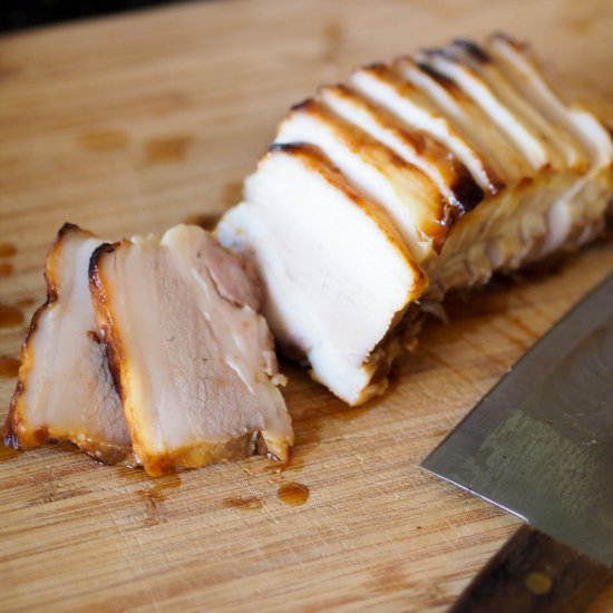 Crusted Pork Belly with Teriyaki