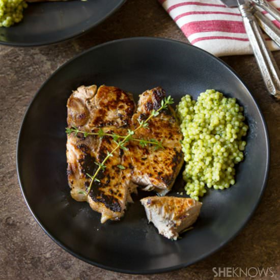 Sweet Tea Brined Pork Chops